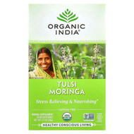 <img alt="Organic India, Tulsi Moringa Tea, Caffeine Free, 18 Infusion Bags, 1.27 oz (36 g)" title="Organic India, Tulsi Moringa Tea, Caffeine Free, 18 Infusion Bags, 1.27 oz (36 g),801541508624"
