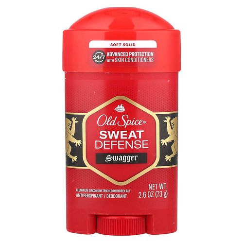 <img alt="Old Spice, Sweat Defense Anti-Perspirant Deodorant, Soft Solid, Swagger, 2.6 oz (73 g)" title="Old Spice, Sweat Defense Anti-Perspirant Deodorant, Soft Solid, Swagger, 2.6 oz (73 g),037000944805"