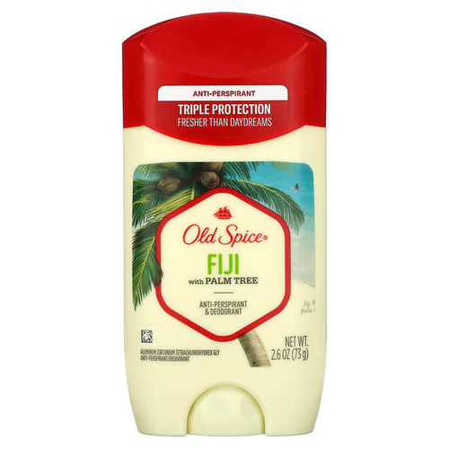 <img alt="Old Spice, Anti-Perspirant & Deodorant, Fiji, 2.6 oz (73 g)" title="Old Spice, Anti-Perspirant & Deodorant, Fiji, 2.6 oz (73 g),012044015605"