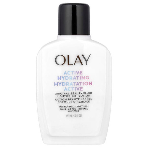 <img alt="Olay, Active Hydrating, Original Beauty Fluid Lightweight Lotion, For Normal to Dry Skin, 4 fl oz (120 ml)" title="Olay, Active Hydrating, Original Beauty Fluid Lightweight Lotion, For Normal to Dry Skin, 4 fl oz (120 ml),075609007446"