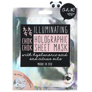 3 PACK OF Oh K!, Chok Chok, Illuminating, Holographic Sheet Mask, 1 Sheet, 1.05 oz. (30 g)