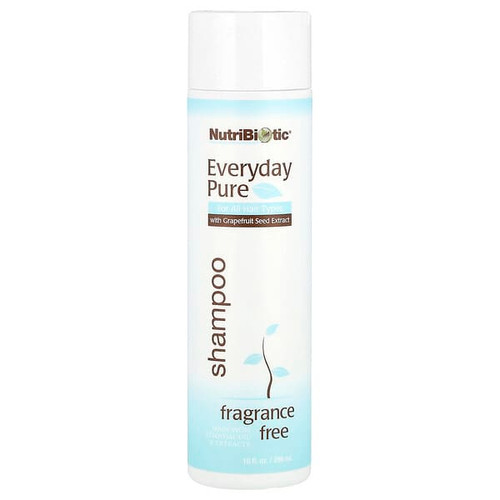 <img alt="NutriBiotic, Everyday Pure Shampoo, Fragrance Free, 10 fl oz (296 ml)" title="NutriBiotic, Everyday Pure Shampoo, Fragrance Free, 10 fl oz (296 ml),728177009304"