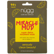 3 PACK OF Nugg, Miracle Mud, Super Detox Treatment Mask, 0.33 fl oz (10 ml)
