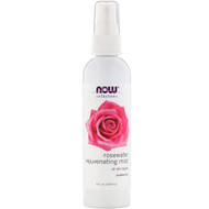 3 PACK OF Now Foods, Solutions, Rosewater Rejuvenating Spray, 4 fl oz (118 ml)