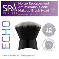 Spa Sciences ECHO No. 20 Replacement Antimicrobial Sonic Makeup Brush -- 1 Brush