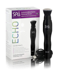 Spa Sciences ECHO Antimicrobial Sonic Makeup Brush Black -- 1 Brush