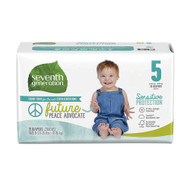 Seventh Generation, Sensitive Protection Diapers, Size 5, 27 - 35 lbs, 19 Diapers,Seventh Generation, Sensitive Protection Diapers, Size 5, 27 - 35 lbs, 19 Diapers