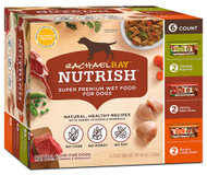 Rachael Ray Nutrish Super Premium Wet Food For Dogs Variety Pack -- 6 Tubs