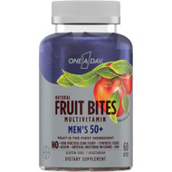 One-A-Day Fuit Bites Multivitamin Mens 50 plus -- 60 Bites
