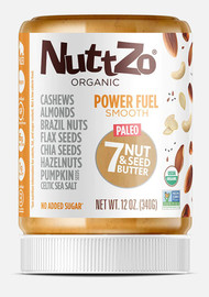 Nuttzo, Paleo Power Fuel, 7 Nut & Seed Butter, Smooth, 12 oz (340 g),Nuttzo, Paleo Power Fuel, 7 Nut & Seed Butter, Smooth, 12 oz (340 g)