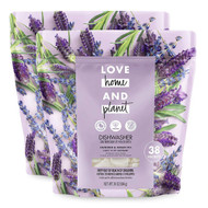 Love Home & Planet Lavender & Argan Oil Dishwasher Detergent Packets -- 38 Pack Each - Pack of 2