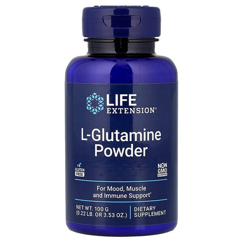 <img alt="Life Extension, L-Glutamine Powder, 3.53 oz (100 g)" title="Life Extension, L-Glutamine Powder, 3.53 oz (100 g),737870141105"