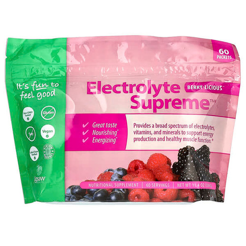 <img alt="Jigsaw Health, Electrolyte Supreme, Berry-Licious, 60 Packets, 5.4 g Each" title="Jigsaw Health, Electrolyte Supreme, Berry-Licious, 60 Packets, 5.4 g Each,876634001627"