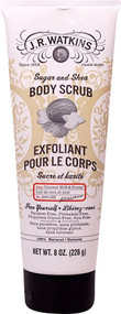 J. R. Watkins Sugar and Shea Body Scrub With Coconut Milk & Honey -- 8 oz