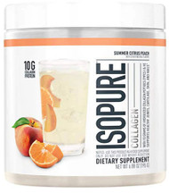 Isopure Collagen Peptides Protein Powder Summer Citrus Peach -- 6.88 oz