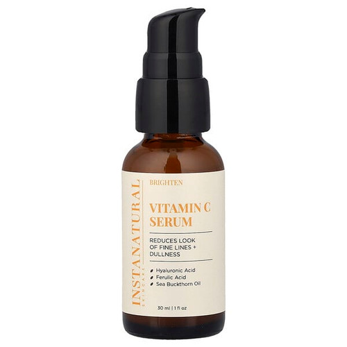 <img alt="InstaNatural, Vitamin C Serum, 1 fl oz (30 ml)" title="InstaNatural, Vitamin C Serum, 1 fl oz (30 ml),852661007313"
