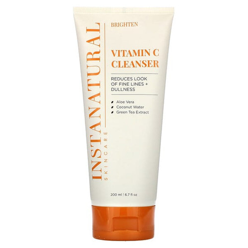 <img alt="InstaNatural, Vitamin C Cleanser, 6.7 fl oz (200 ml)" title="InstaNatural, Vitamin C Cleanser, 6.7 fl oz (200 ml),852661007221"