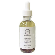 Honeybee Gardens Crystal Infused Body Oil Amethyst -- 2 fl oz