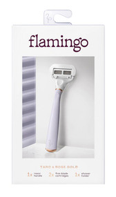 Flamingo Womens 5-Blade Razor Handle Pack - Taro -- 1 Razor