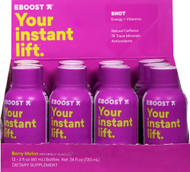 EBoost Shot Energy plus Vitamins Berry Melon -- 12 Bottles