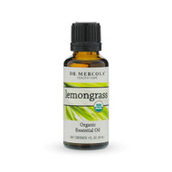Dr. Mercola Organic Lemongrass Essential Oil -- 1 fl oz
