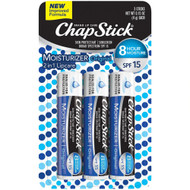 Chapstick Lip Moisturizer SPF 15 Original -- 0.15 oz Each - Pack of 3