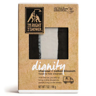 3 PACK OF The Right To Shower Dignity Bar Soap Charcoal Cotton Blossom -- 7 oz