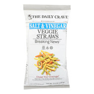 3 PACK OF The Daily Crave Veggie Straws Salt & Vinegar -- 5.5 oz