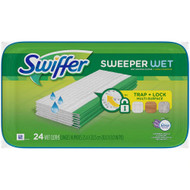 3 PACK OF Swiffer Sweeper Wet Mopping Cloths -- 24 Cloths