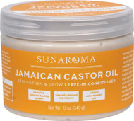 3 PACK OF Sunaroma Jamaican Castor Oil Strengthen & Grow Leave-In Conditioner -- 12 oz