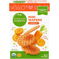 3 PACK OF Simple Truth Organic Mini Wafers Carrot -- 1.41 oz
