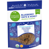 3 PACK OF Simple Truth Organic Granola Clusters Blueberry Oats & Honey -- 11 oz