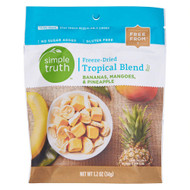 3 PACK OF Simple Truth Freeze-Dried Tropical Blend Bananas, Mangoes, & Pineapple -- 1.2 oz