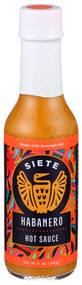 3 PACK OF Siete Hot Sauce Habanero -- 5 oz