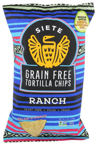 3 PACK OF Siete Grain Free Tortilla Chips Ranch -- 4 oz