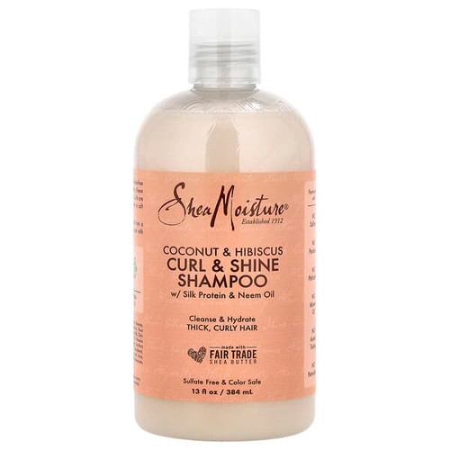 <img alt="SheaMoisture, Curl & Shine Shampoo, Coconut & Hibiscus, Thick, Curly Hair, 13 fl oz (384 ml)" title="SheaMoisture, Curl & Shine Shampoo, Coconut & Hibiscus, Thick, Curly Hair, 13 fl oz (384 ml),764302290209"