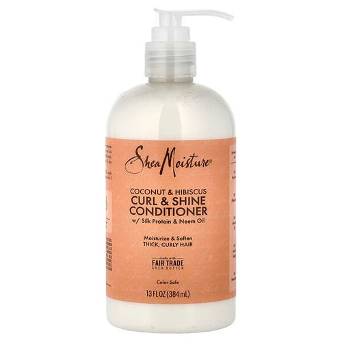 <img alt="SheaMoisture, Curl & Shine Conditioner, Coconut & Hibiscus, 13 fl oz (384 ml)" title="SheaMoisture, Curl & Shine Conditioner, Coconut & Hibiscus, 13 fl oz (384 ml),764302290629"