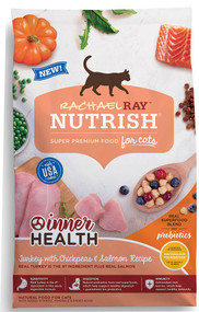 3 PACK OF Rachael Ray Nutrish Inner Health Super Premium Food For cats Turkey with Chickpeas & Salmon Recipe -- 3 lb