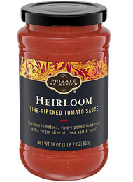 3 PACK OF Private Selection Vine-Ripened Tomato Sauce Heirloom -- 18 oz