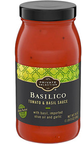 3 PACK OF Private Selection Tomato and Basil Sauce Basilico -- 24 oz