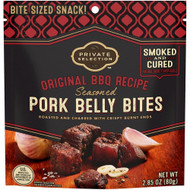 3 PACK OF Private Selection Original BBQ Recipe Pork Belly Bites -- 2.85 oz