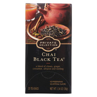 3 PACK OF Private Selection Black Tea Chai -- 20 Tea Bags