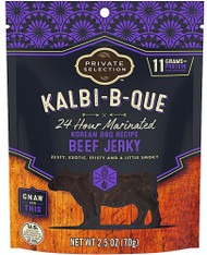 3 PACK OF Private Selection Beef Jerky Korean BBQ Recipe -- 2.5 oz