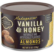 3 PACK OF Private Selection Almonds Vanilla & Honey -- 8 oz