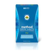 3 PACK OF Method Dryer Sheets Fresh Air -- 80 Sheets