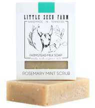 3 PACK OF Little Seed Farm Rosemary Mint Scrub Exfoliating Body Bar -- 4.75 oz