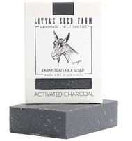 3 PACK OF Little Seed Farm Activated Charcoal Detoxifying Facial & Body Bar -- 4.75 oz