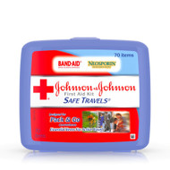 3 PACK OF Johnson & Johnson Safe Travels First Aid Kit -- 1 Kit
