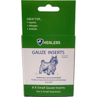 3 PACK OF Healers Pet XSmall-Small Gauze Pad Inserts -- 8 Pads