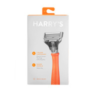 3 PACK OF Harrys 5-Blade Mens Razor - Bright Orange -- 1 Razor